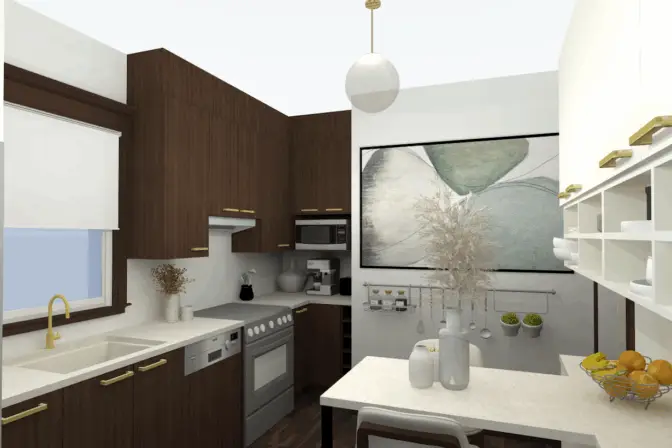 E&M – Projet de rénovation – Cuisine contemporaine & modernisée
