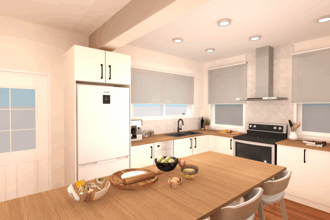 M&A – Projet de rénovation – Cuisine contemporaine & modernisée